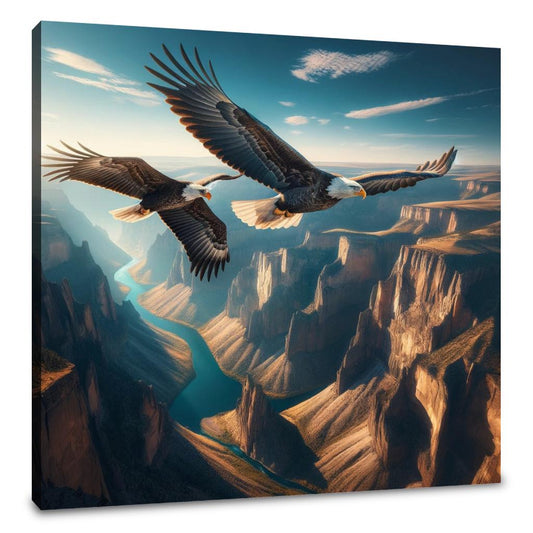 Soaring Eagles Canvas - Main Image