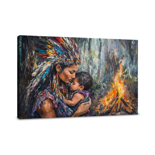 Tribal Motherhood Canvas - Main Image