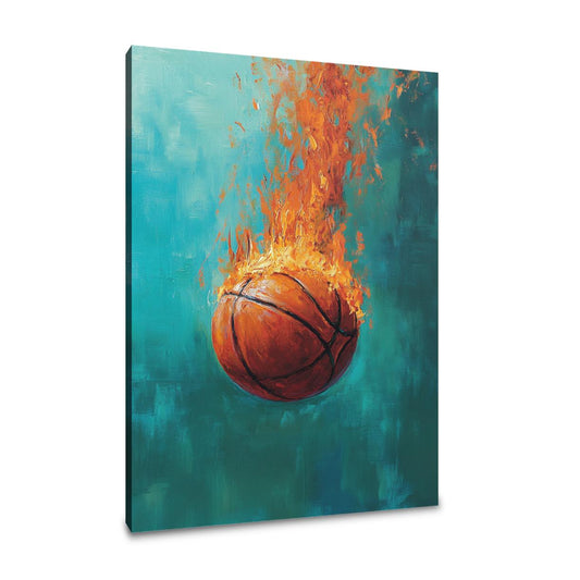 Flaming Hoop Dream Canvas - Main Image