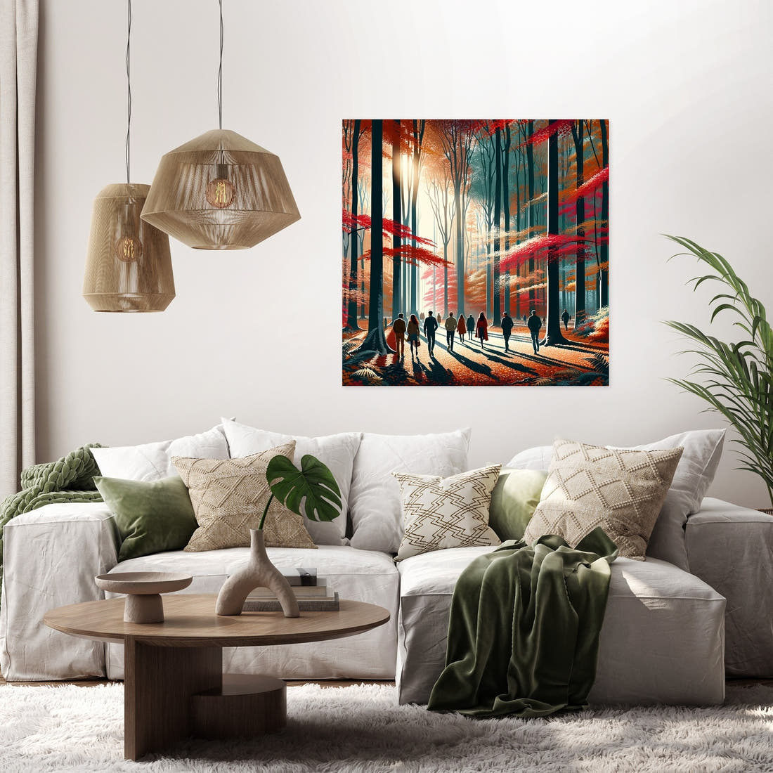 Autumnal Harmony Canvas