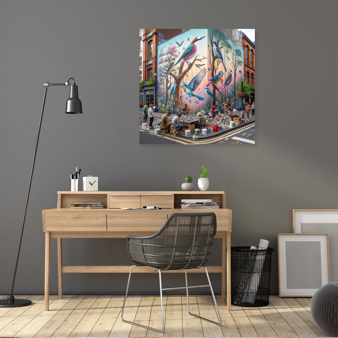 Urban Nature Mural Canvas - Secondary Image 5