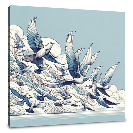 Avian Elegance Canvas - Main Image