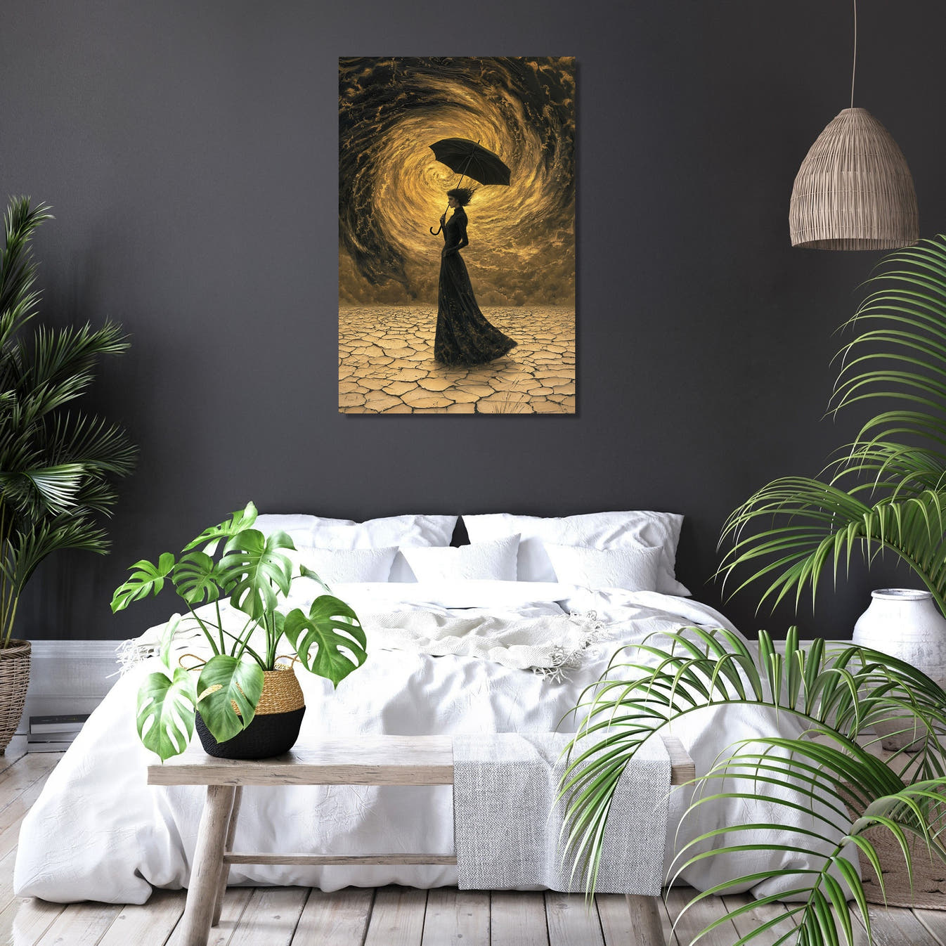 Umbrella's Reverie Canvas - Secondary Image 6