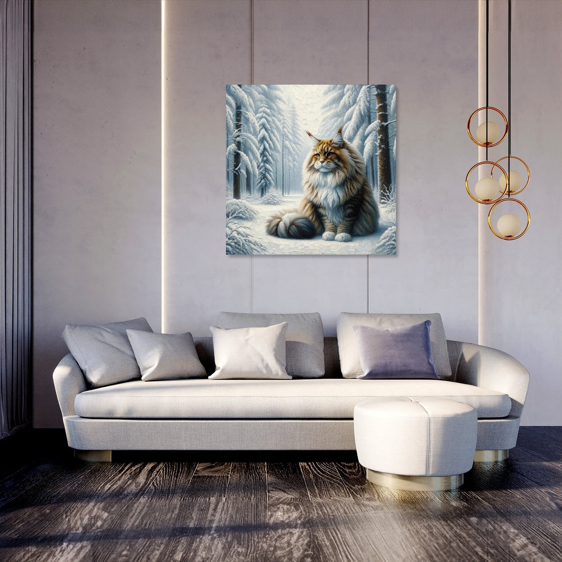 Winter's Majesty Canvas - Secondary Image