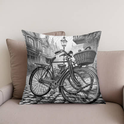 Cobblestone Memories Cotton Cushion - Secondary Image