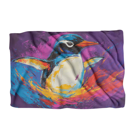 Penguin in Purple Blanket - Main Image