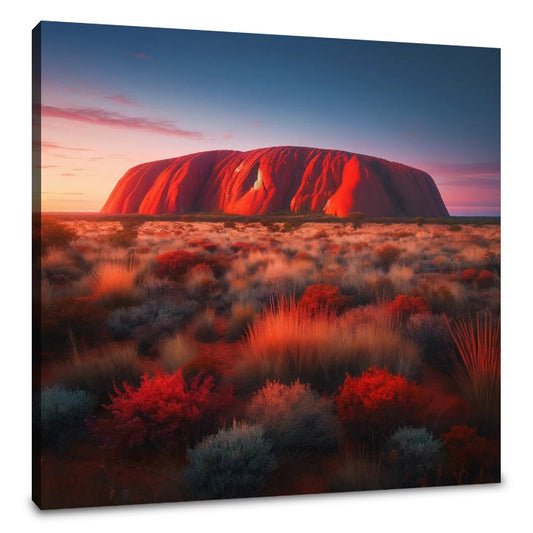 Uluru Sunset Canvas - Main Image