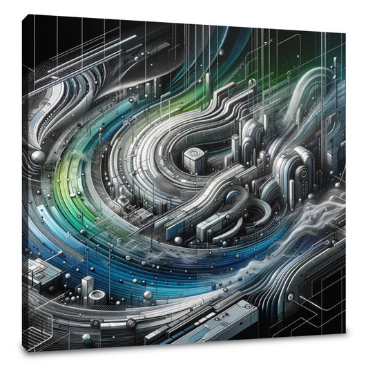 Cybernetic Vista Canvas - Main Image