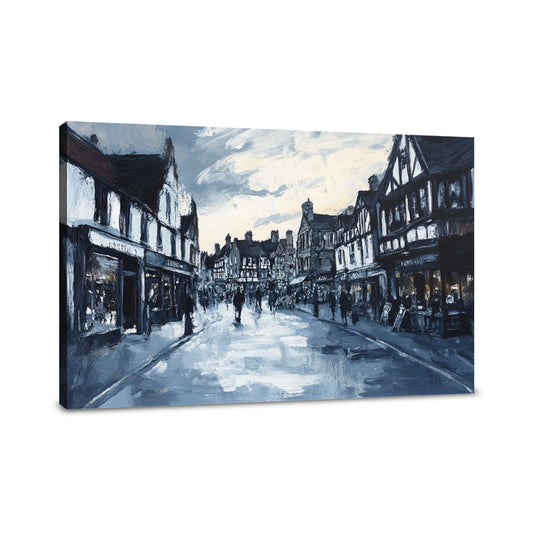 Chester Rows Twilight Canvas - Main Image
