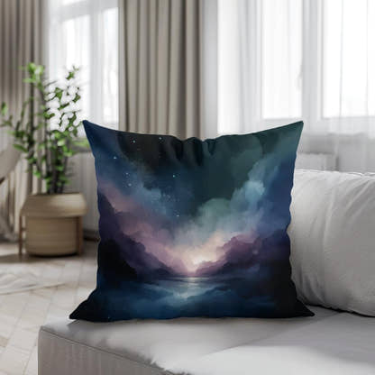 Nocturnal Serenity Cotton Cushion - Secondary Image 4