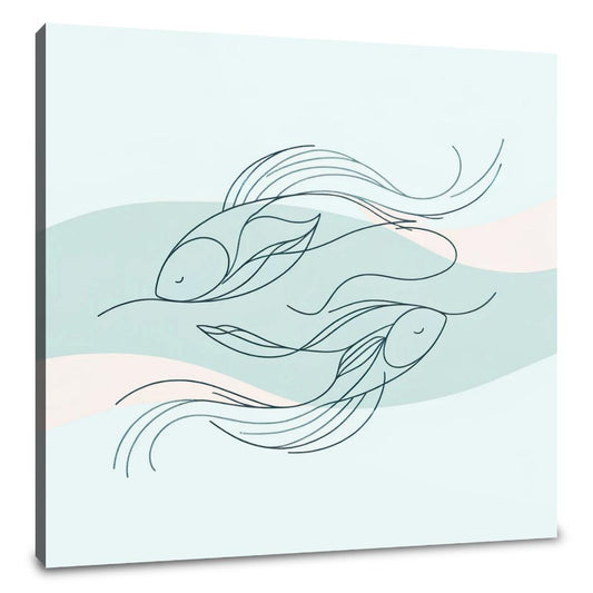 Graceful Swimmers Canvas - Main Image