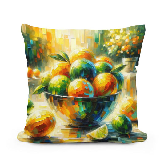 Citrus Symphony Cotton Cushion - Main Image