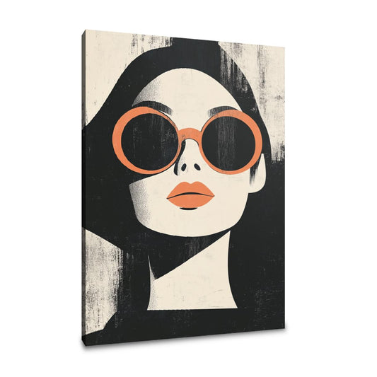 Reflective Gaze Canvas - Main Image