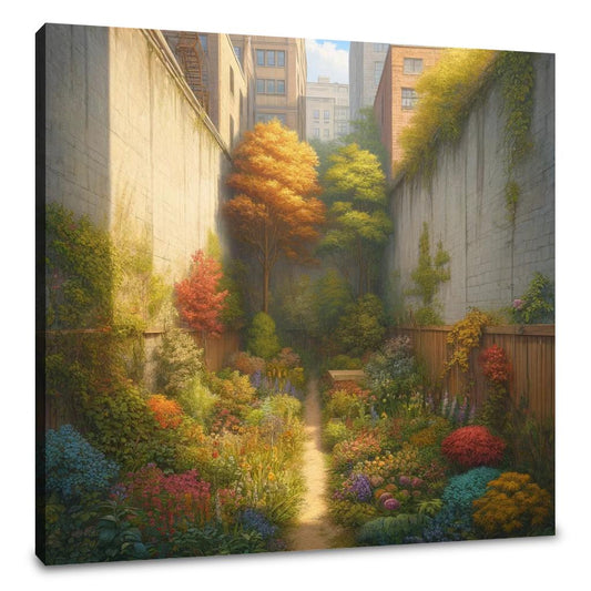 Hidden Autumn Garden Canvas - Main Image