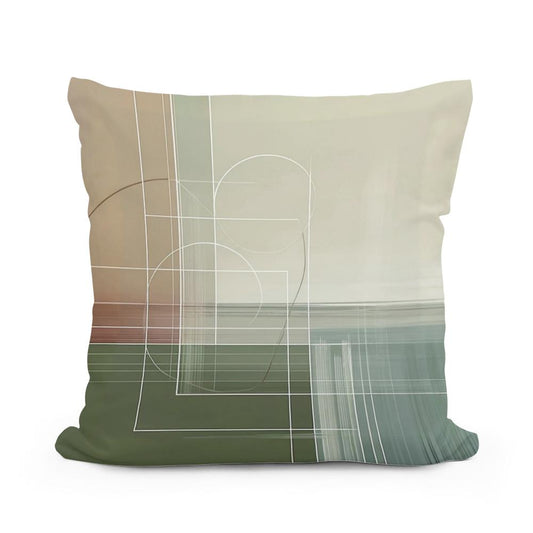Harmony Lines Cotton Cushion - Main Image