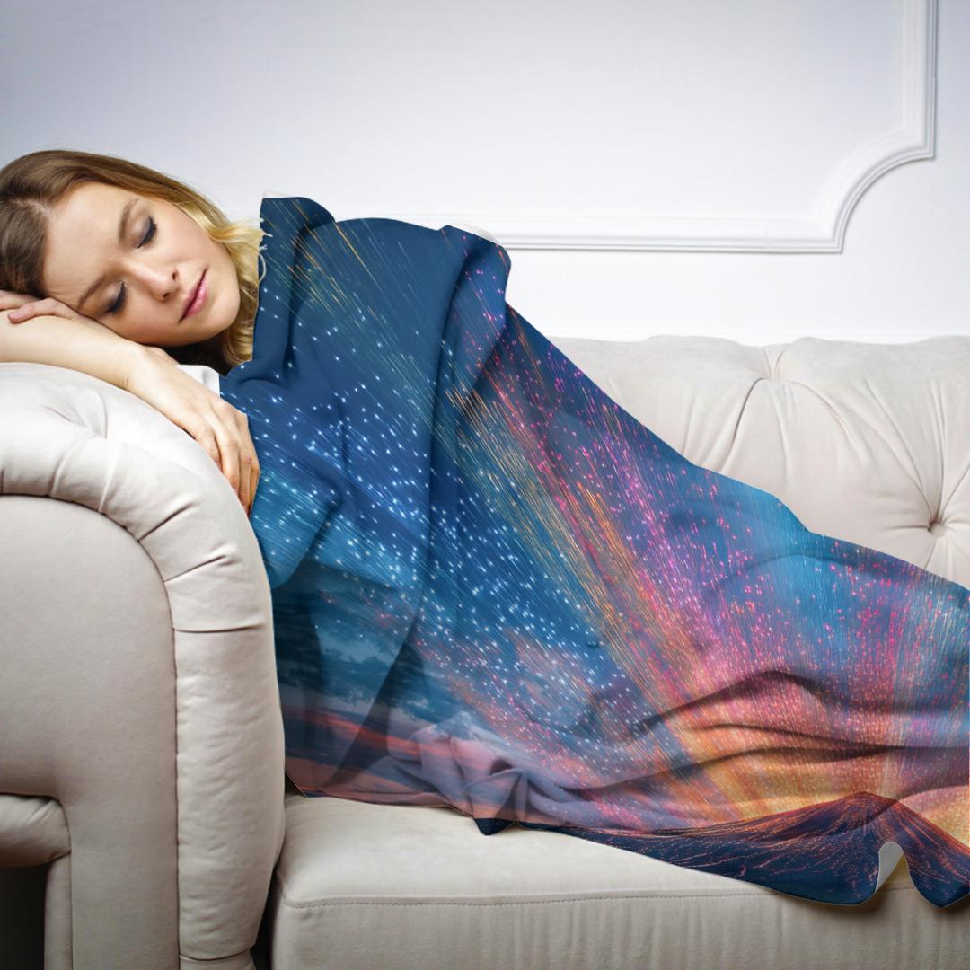 Colour Cascade Blanket - Secondary Image