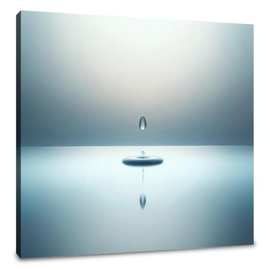 Serene Droplet Canvas - Main Image