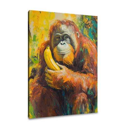 Orangutan's Feast Canvas - Main Image