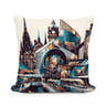 Modern Art Hub Edinburgh Cotton Cushion - Main Image