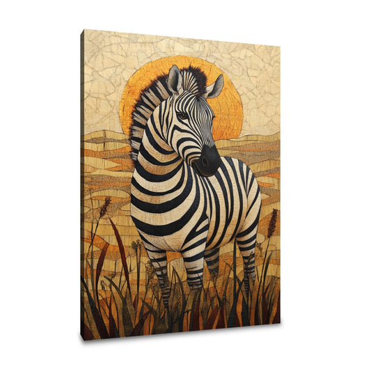 Zebra Elegance Canvas - Main Image