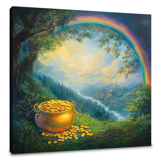 Golden Pot of Dreams Canvas - Main Image