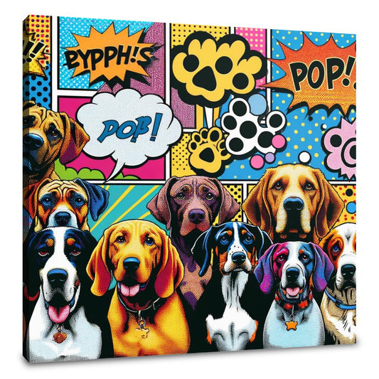 Pop Paws Parade Canvas - Main Image