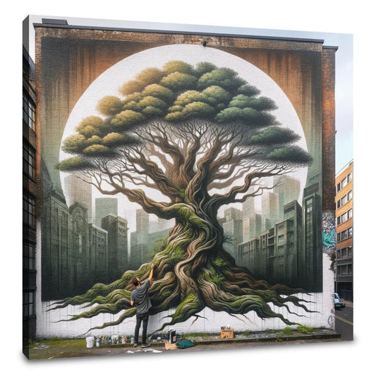 Graffiti Harmony Canvas - Main Image