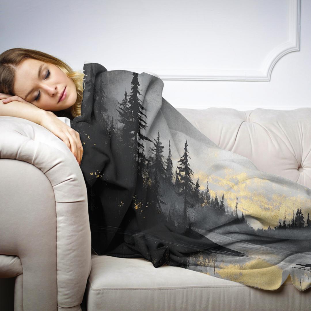 Silent Reflections Blanket - Secondary Image