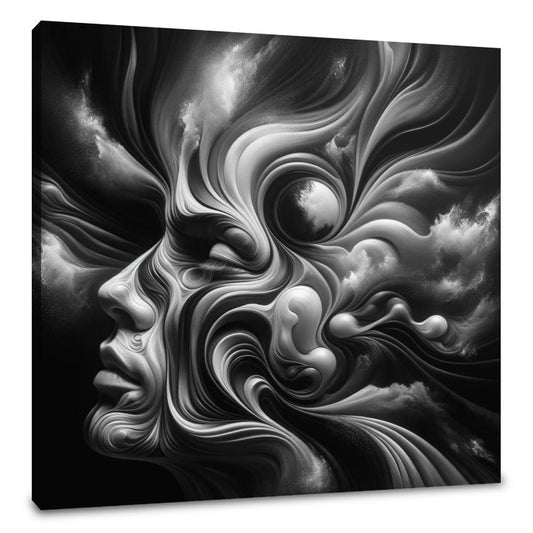 Depths of the Human Psyche Canvas - Main Image