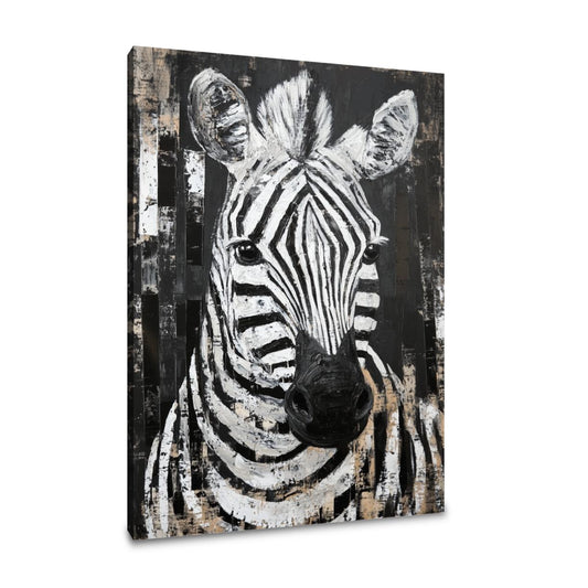 Zebra Geometry Canvas - Main Image