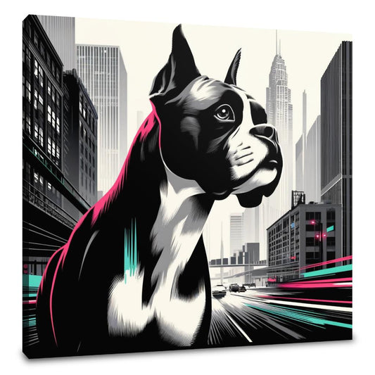 Urban Boxer City Life Canvas - Main Image