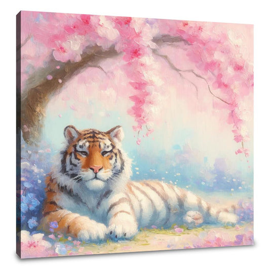 Pastel Tiger Dreamscape Canvas - Main Image