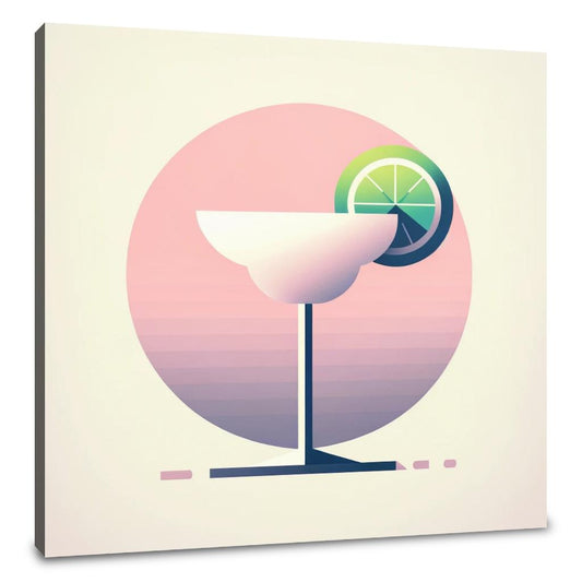 Daiquiri Minimalist Art Canvas - Main Image
