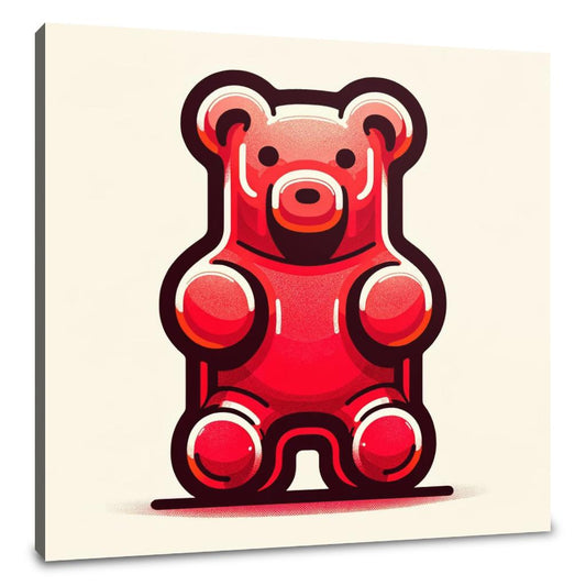 Simple Gummy Bear Canvas - Main Image