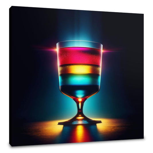 Luminous Layers Cocktail Canvas - Main Image