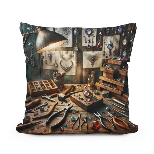 Artisan Elegance Cotton Cushion - Main Image