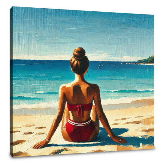 Tranquil Beach Serenity Canvas - Main Image