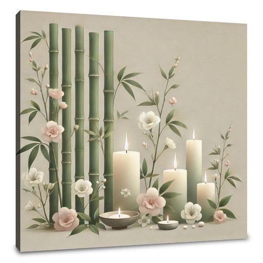 Tranquil Bamboo Serenity Canvas - Main Image