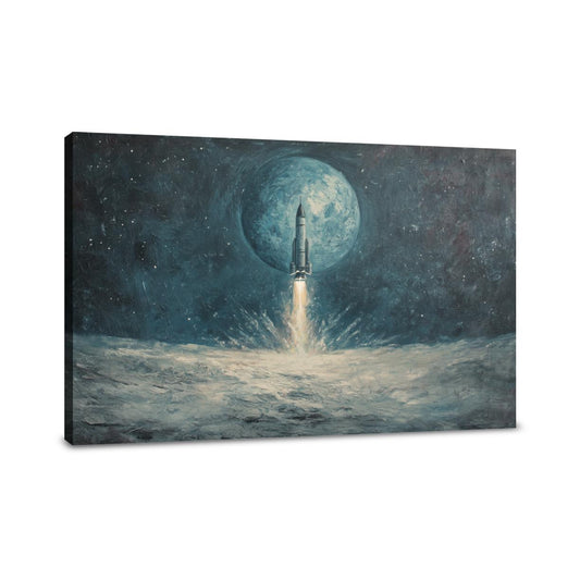 Lunar Descent Canvas - Main Image
