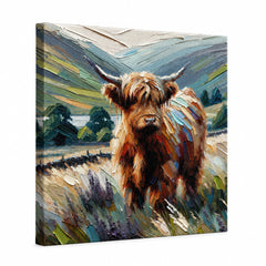 Muted Highland Journey Canvas – main product shot on white background