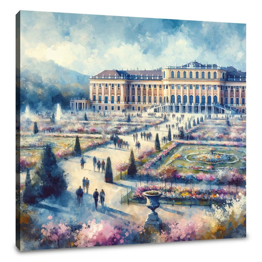 Vienna Spring Palace Canvas - Main Image