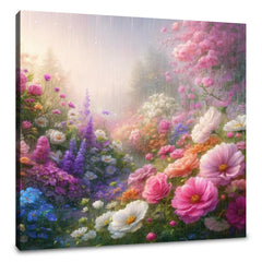 Spring Rain Garden Canvas - Main Image