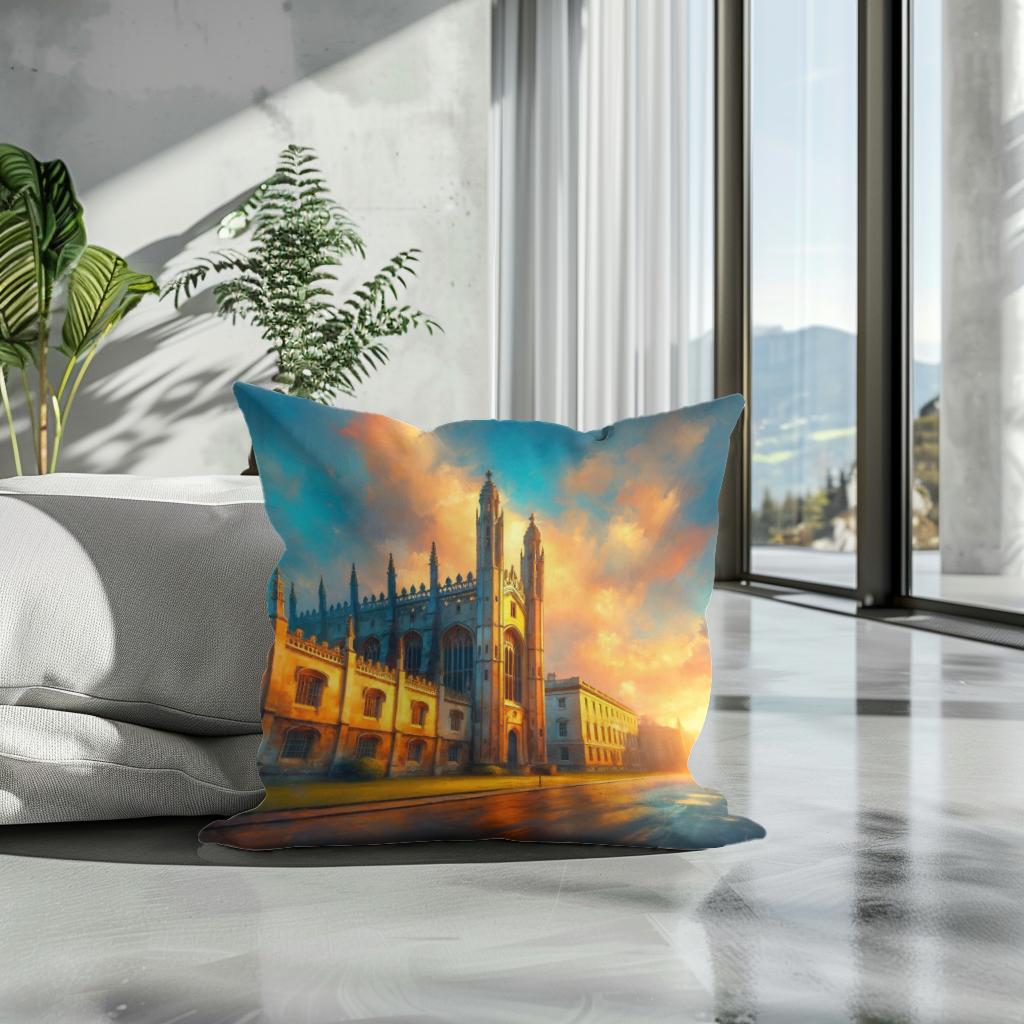 Cambridge Dawn Cotton Cushion - Secondary Image 3