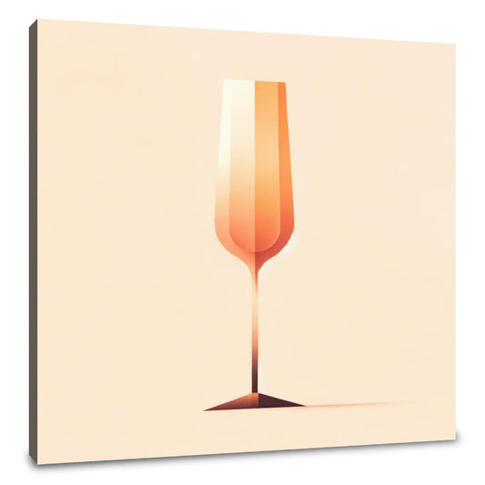 Serene Peach Bellini Canvas - Main Image