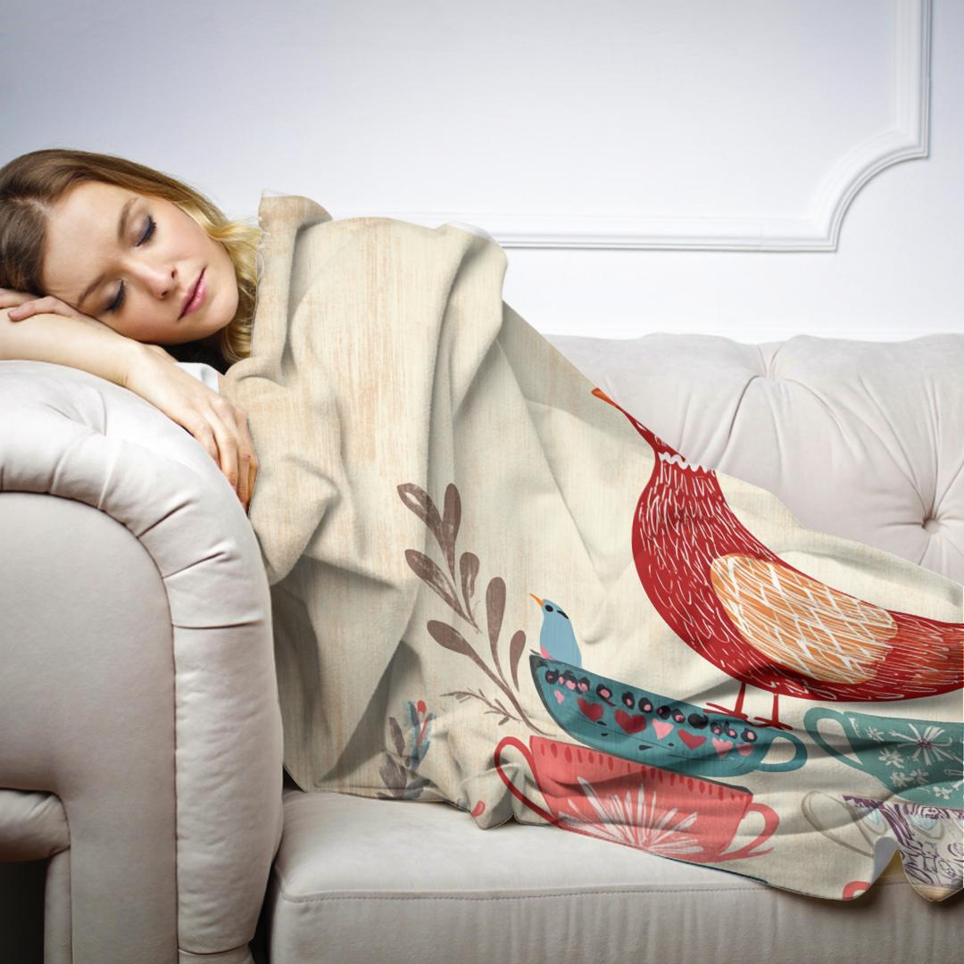 Teacup Hen Blanket - Secondary Image