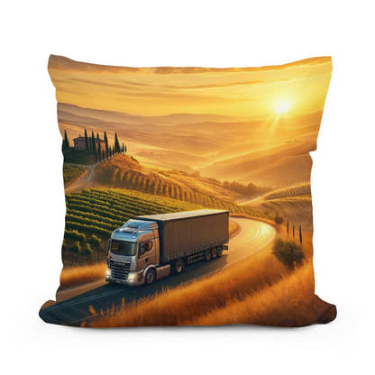 Tuscan Journey Cotton Cushion - Main Image