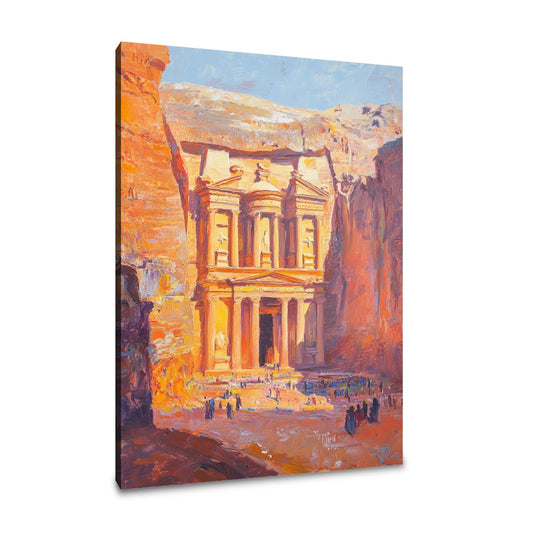 Rose-Red Reverie Canvas - Main Image