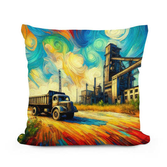 Echoes of Industry Cotton Cushion - Main Image