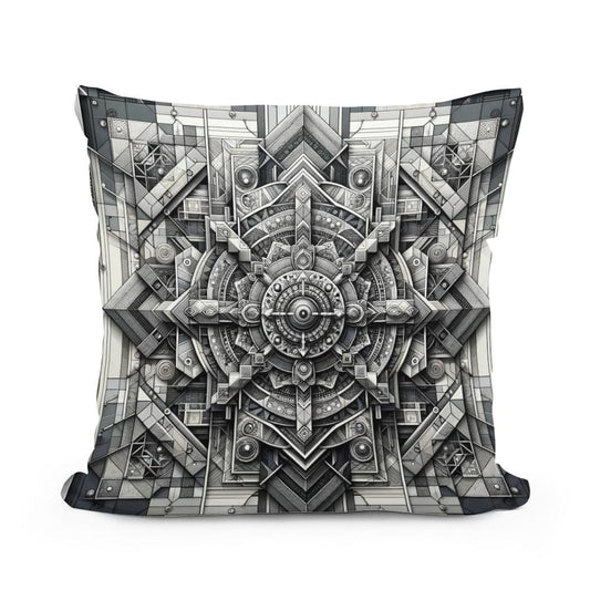 Silvershade Mirror Mosaic Cotton Cushion - Main Image