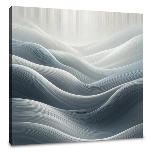 Serenity in Grey Canvas - Main Image
